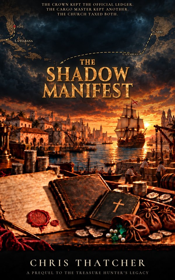 The Shadow Manifest, a prequel to The Treasure Hunter's Legacy